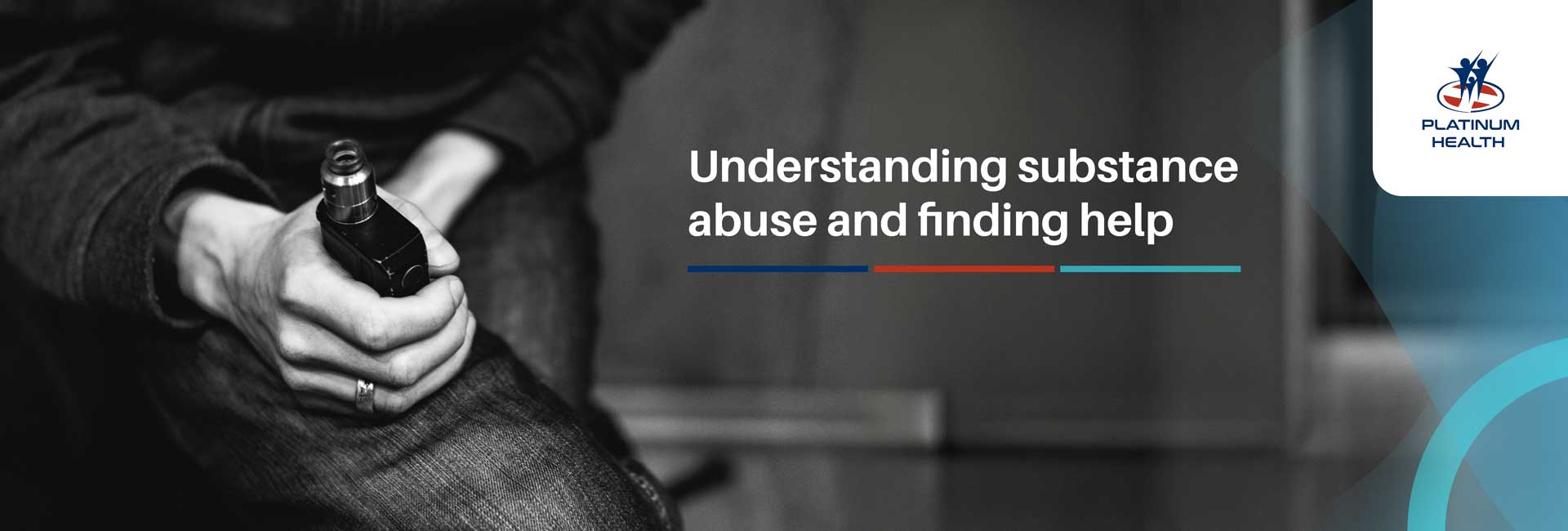 Understanding substance abuse and finding help banner promoting addiction awareness and support