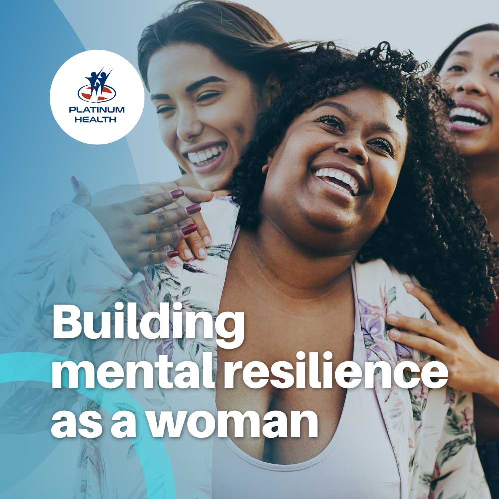 Women supporting each other and building mental resilience