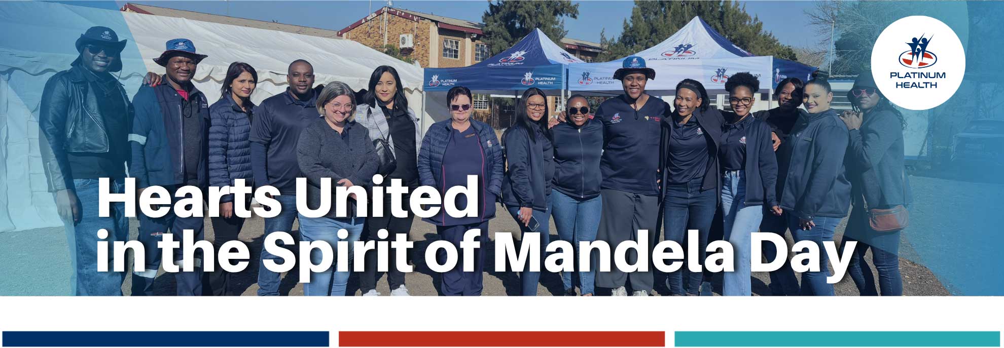 Platinum Health employees supporting the community on Mandela Day