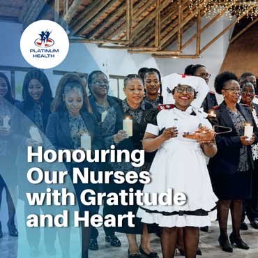 Platinum Health nurses being honoured with gratitude and appreciation