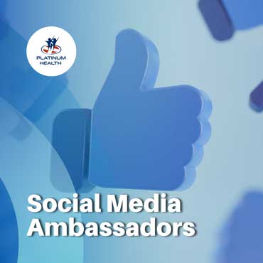 Platinum Health Social Media Ambassadors campaign graphic