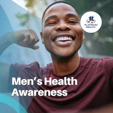 Platinum Health Men's Health Awareness social media campaign graphic