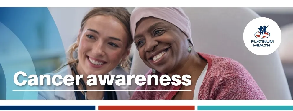 Platinum Health cancer awareness campaign showing compassionate patient care