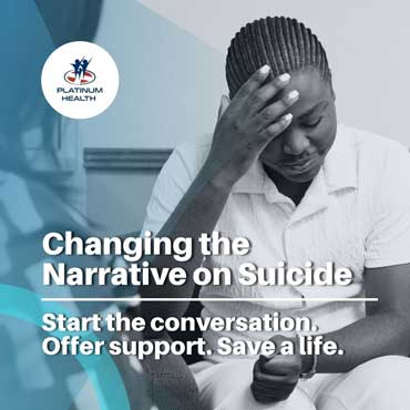 Changing the Narrative on Suicide – mental health awareness and suicide prevention support