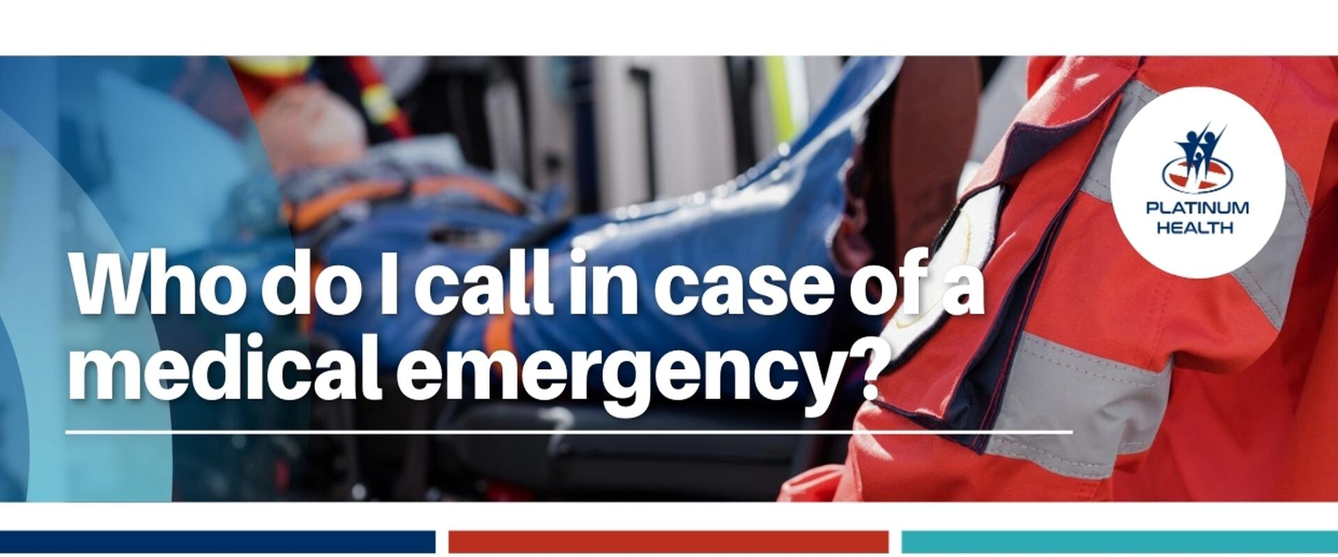 Platinum Health emergency medical assistance and ambulance support guide