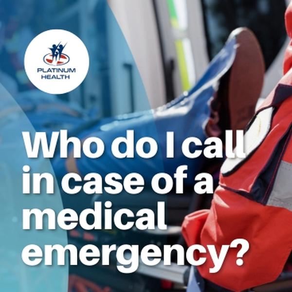 Platinum Health medical emergency support and ambulance assistance information